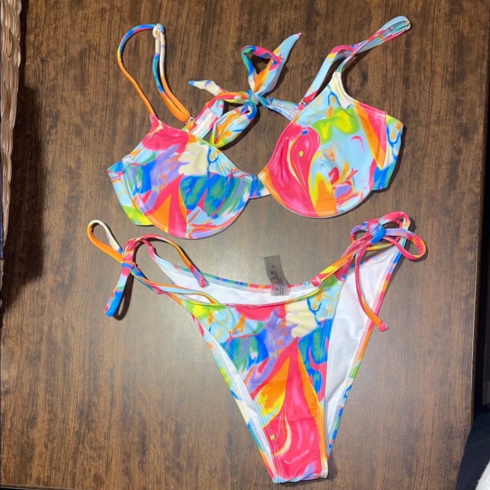 SHEIN Colorful Bikini Set